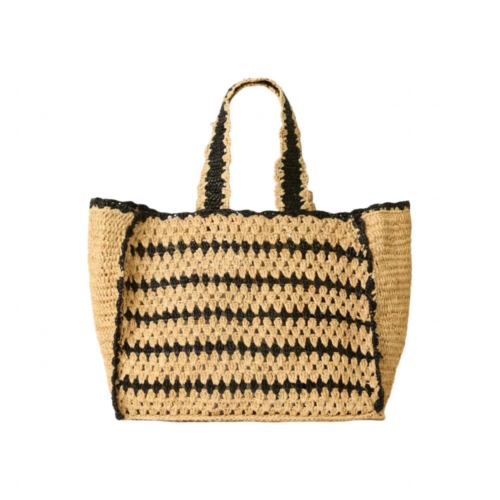 NEW BTB LOS ANGELES women's tulay tote bag in natural/black